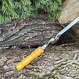 Шампур 740х12х3мм з дерев'яною ручкою для шашлику мангалу B_2330, фото 3