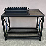 Мангал лофт ML9-4CX на дровниці на 9 шампурів 4 мм для пікніка відпочинку B_2334, фото 3