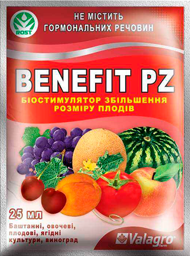 Стимулятор величини плоду Бенефіт  25мл.