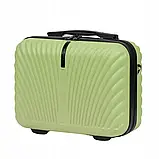 Валіза дорожня Wings SN120 BS Об'єм 15 л пластик ABS сумка для поїздок B_2340, фото 2