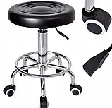 Стілець барний Solo Just Sit табурет, що обертається без спинки для майстра бару кухні кафе B_2340, фото 2