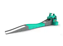 Гірка дитяча Gardentoys 3 м + машинка-каталка 3м 01491/2 для дітей B_2341