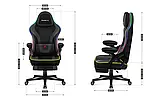 Крісло комп'ютерне Huzaro Force 4.6 RGB ігрове тканина для геймерів B_2341, фото 9