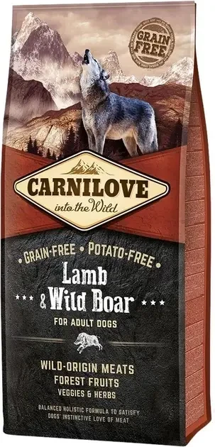 Корм сухий Carnilove Lamb&Wild Boar 150817/8921 12 кг для собак B_2342, фото 1