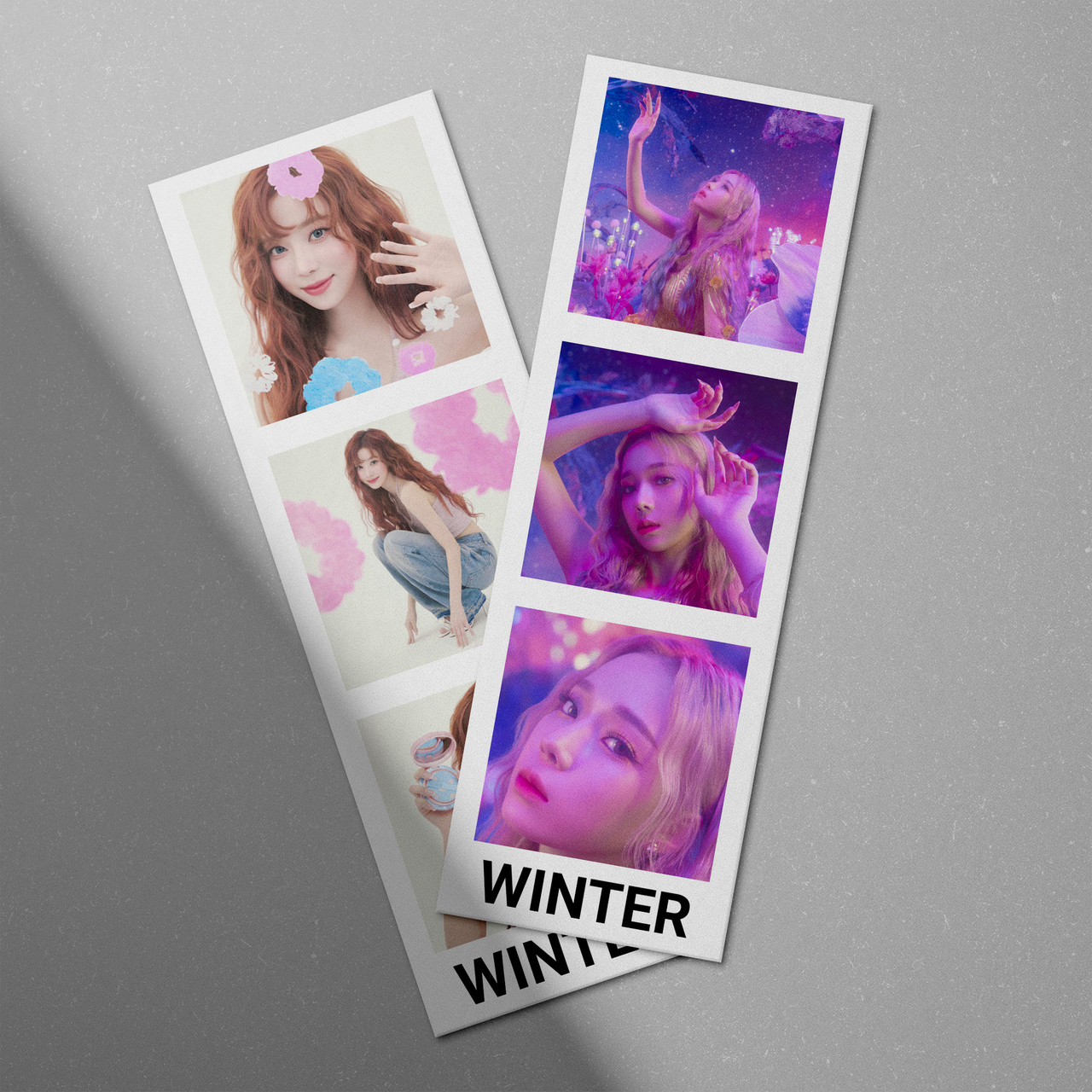 Набір фотостріпів Aespa Winter №4 8 штук