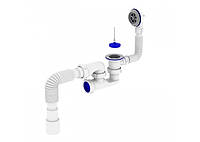 Сифон Ванна Ревізія ZERIX SV-02-A 1 1/2"