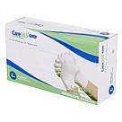 Рукавички латексні опудрені розміри S, M, L - Care365 Premium оглядові одноразові медичні нестирильні вінілові рукавички, фото 3