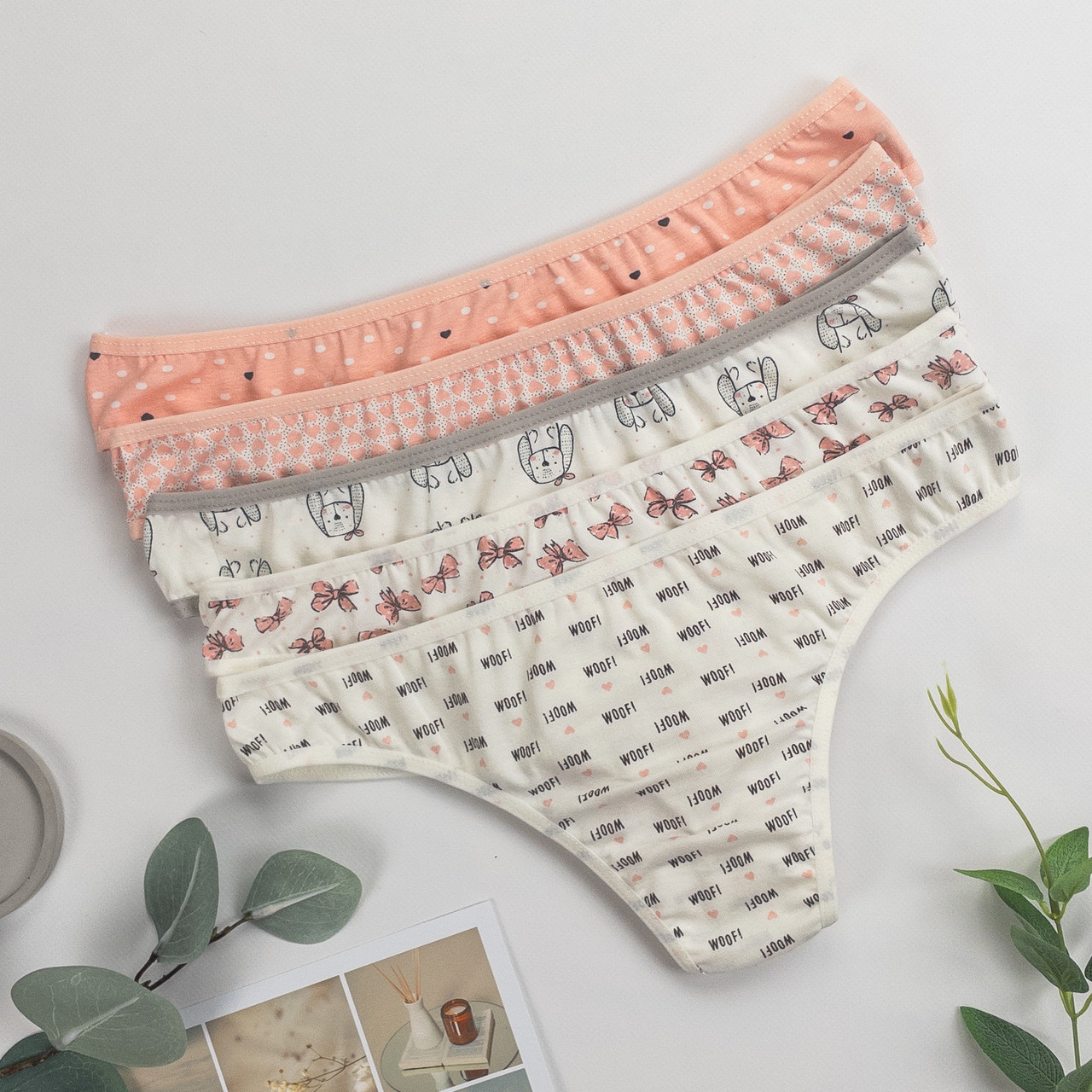 Труси-стринги жіночі Nicoletta Туреччина M, L, XL 5 шт., фото 1