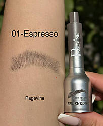 Маркер для моделювання брів зі щіточкою PAGE VINE, відтінок ESPRESSO №01, 1,2 г