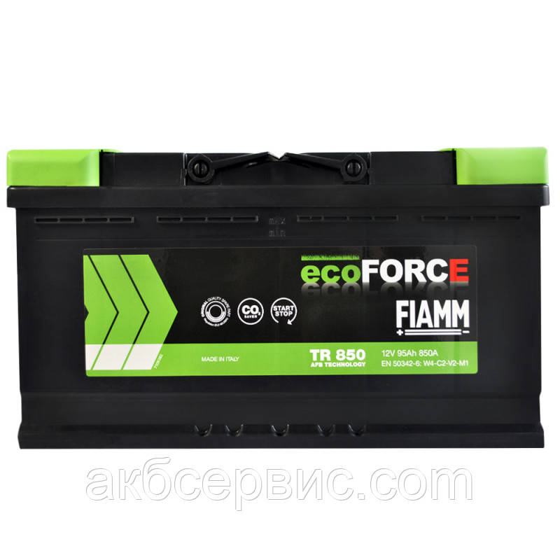 Автомобільний акумулятор AFB (Start-Stop) FIAMM 6СТ-95 АзЕ ECOforce Start&Stop (TR850) (7906197), фото 1