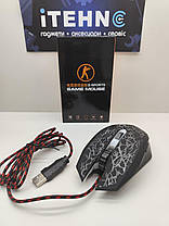Мишка GAMING MOUSE KNUP G102 провідна ігрова з підсвічуванням (Чорний), фото 4