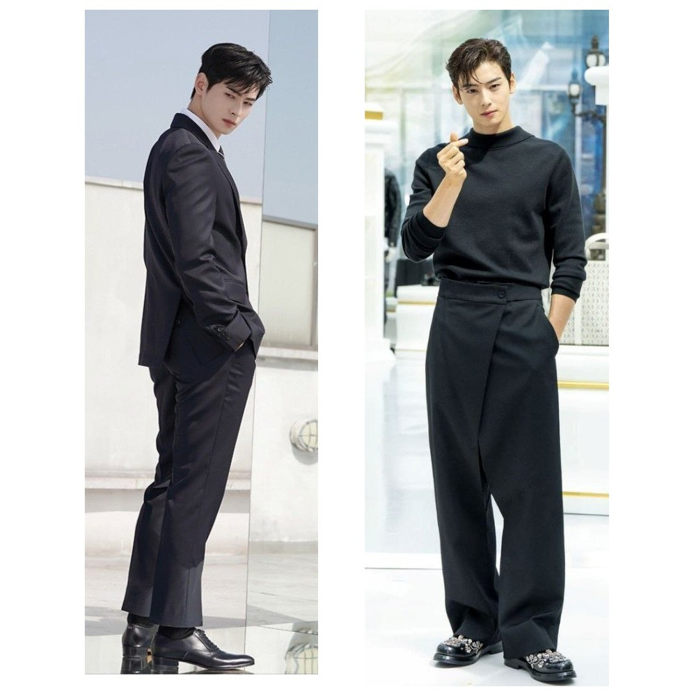 Дакимакура 150х50 см  Чха Ин У АСТРО Cha Eun Woo ASTRO  Подушка + наволочка двостороння, фото 1