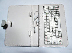 Чохол клавіатура для планшета 7 Rus USB Білий ORG