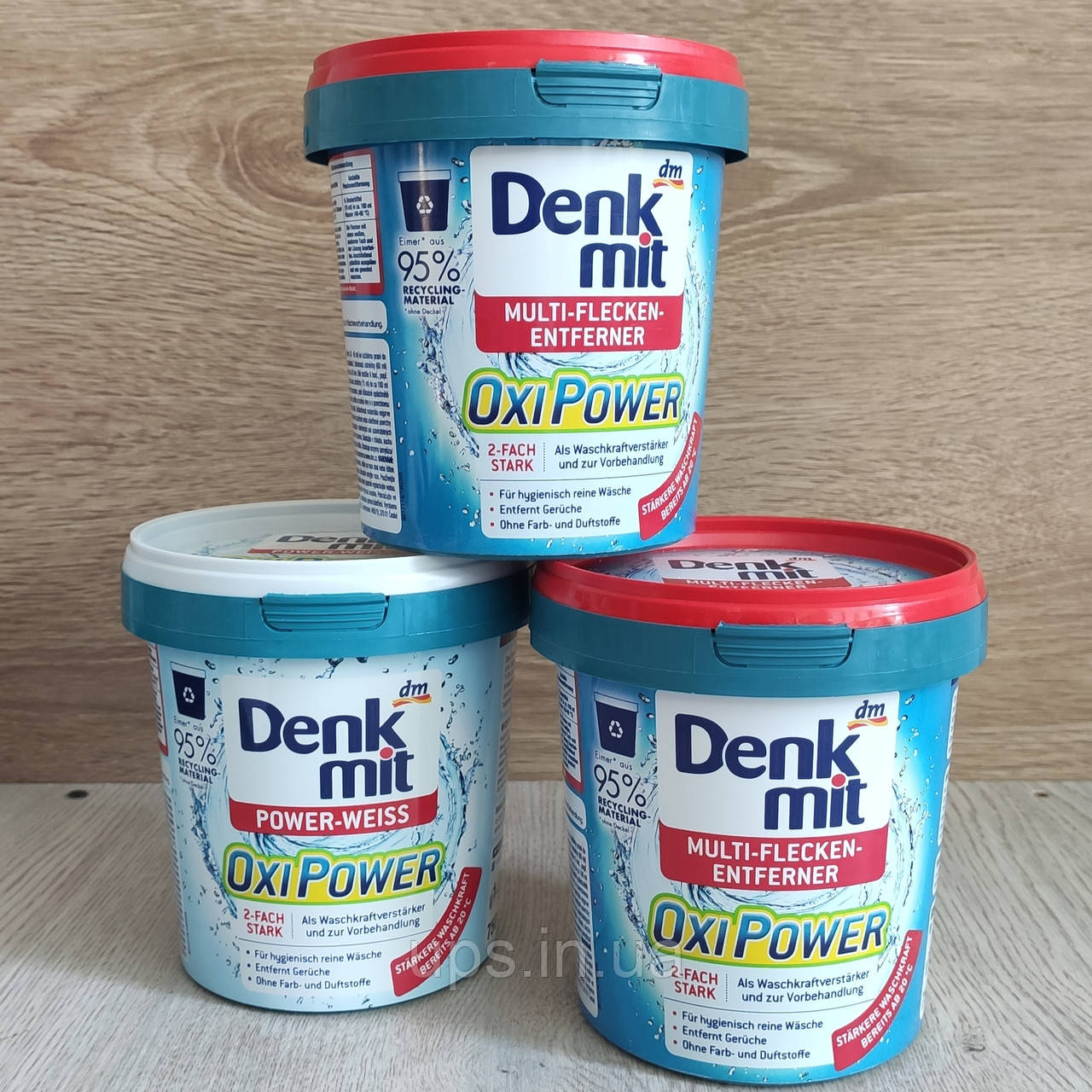Засіб для видалення плям DenkMit Oxi Power, 750 гр, фото 1