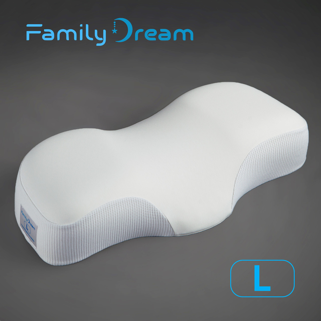 Ортопедична подушка для сну Family Dream розмір L (clothing: M - L) молочний