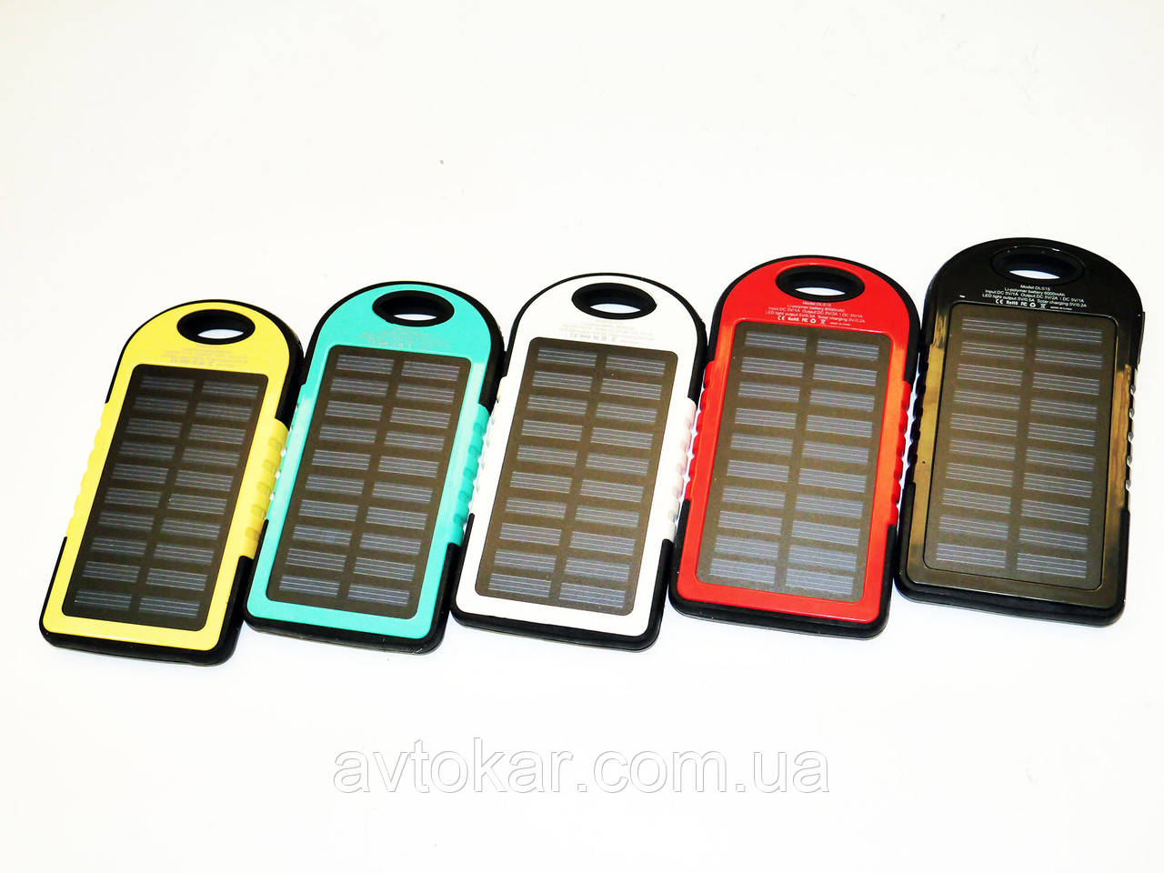 Solar Power Bank Портативна батарея 8000 mAh + LED ORG, фото 1