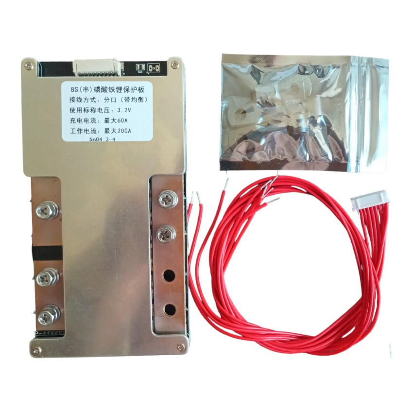 Плата BMS 8s 24в 200а Lifepo4