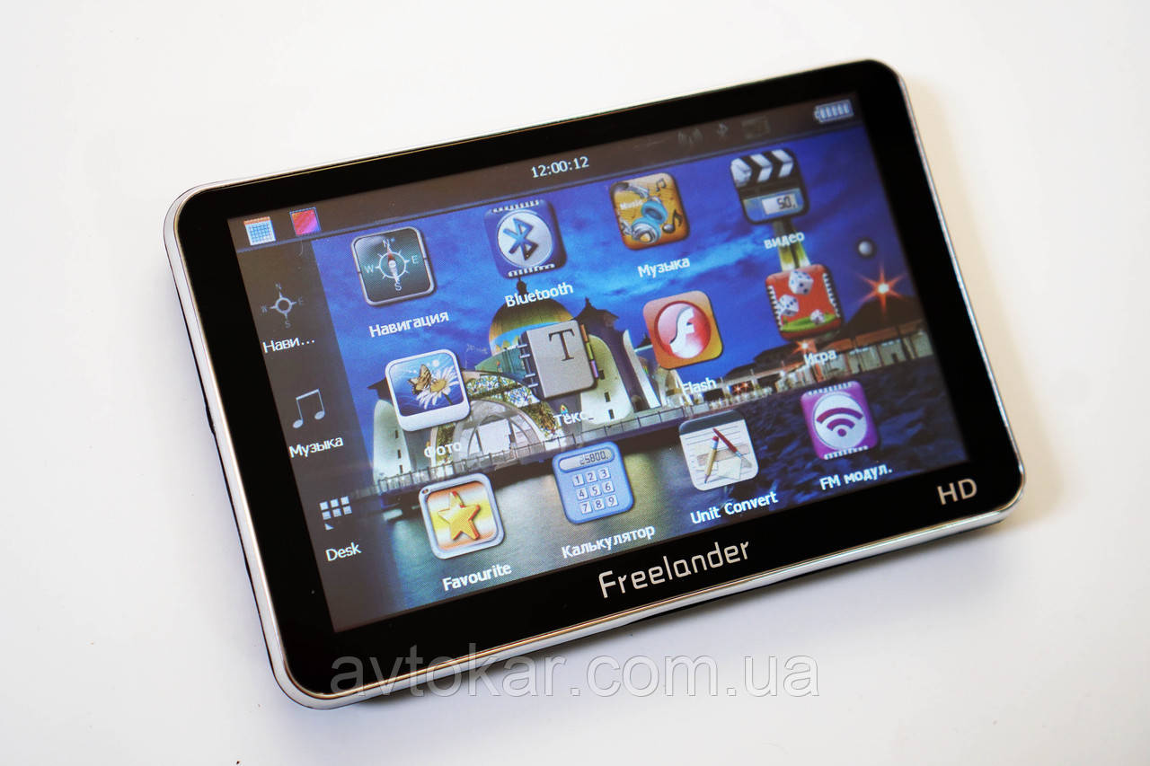 5” GPS навигатор Freelander G512BT - 4gb + Bluetooth + AV-in - IGO+Navitel ORG