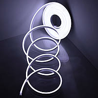 Неонова стрічка для авто Neon Led Strip 5M Біла 12V-220V ORG