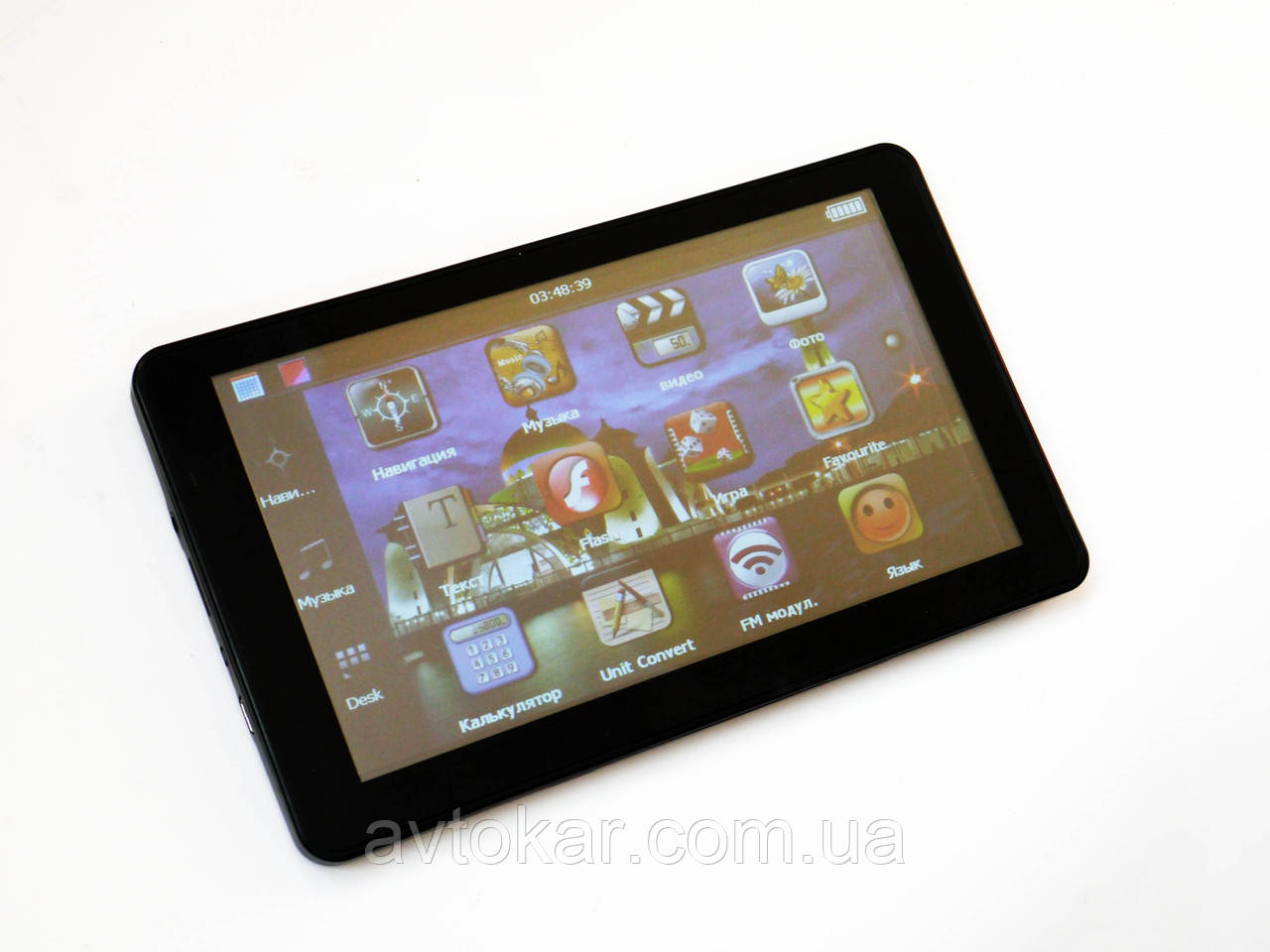 7" GPS-навігатор G711 — 8Gb / 800MHz / 256 Mb / IGO + Navitel + CityGuide ORG