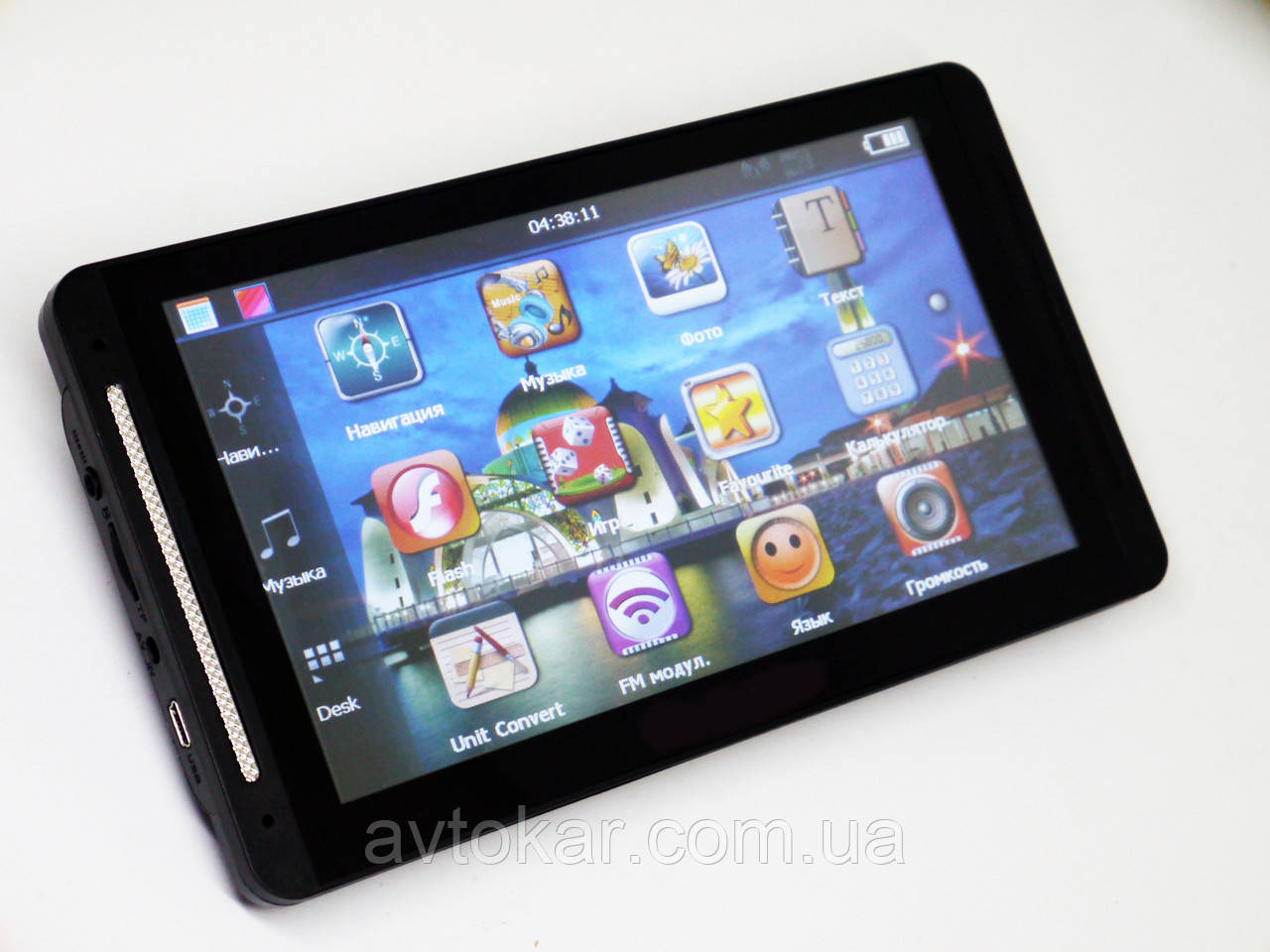 7" GPS-навігатор G712 — 8Gb / 800MHz / 256 Mb / IGO + Navitel + CityGuide ORG