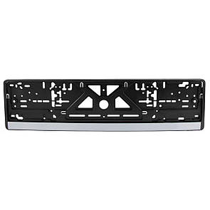 Рамка Winso під номер, срібна полоса