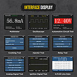 AUTOOL DM303 — автомобільний мультиметр-осцилограф (2.8" кольоровий дисплей, меню рус яз), фото 3