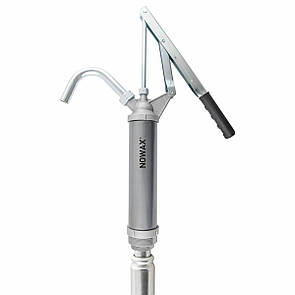 Ручна бочкова помпа Nowax важільного типу для антифризу металевий забірник