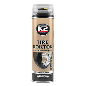 Герметик для усунення проколів шин K2 Tire Doctor аерозоль 500мл