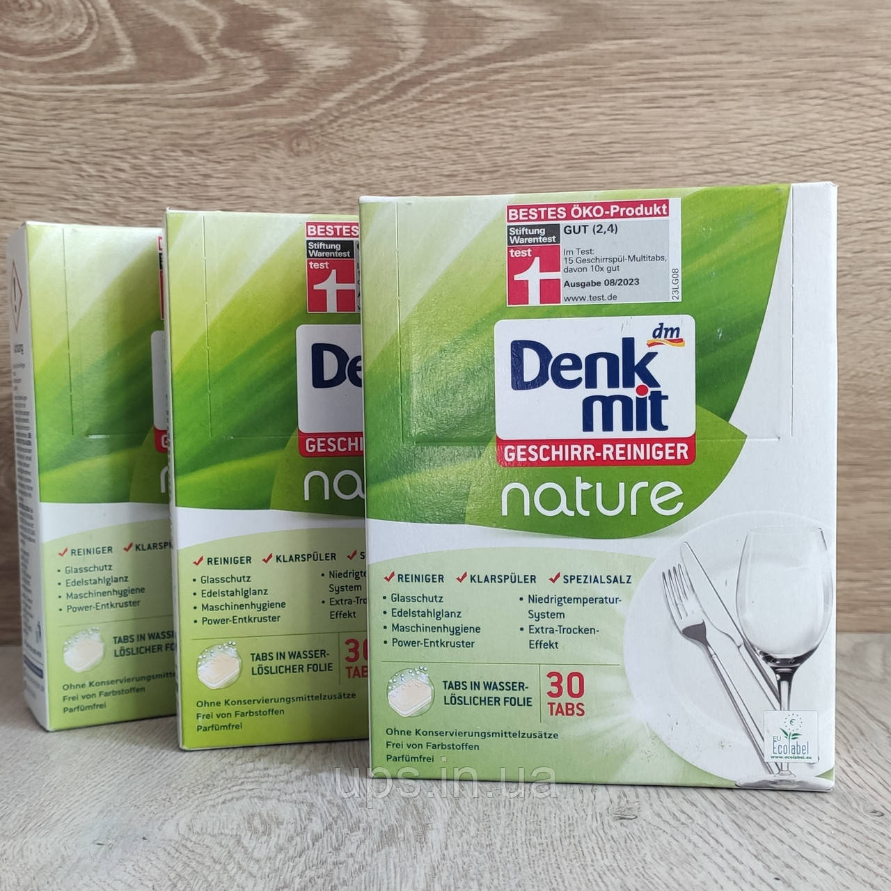 Капсули для посудомийної машини Denkmit Geschirr-Reiniger Nature, 30шт, фото 1