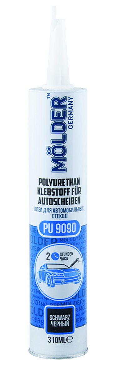 Клей для автомобільного скла Molder Polyuretan Klebstoff Fur Autoscheiben чорний, 310мл