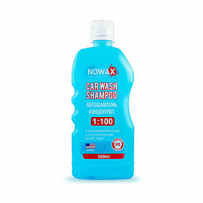 Автошампунь Nowax Car Wash Shampoo концентрат 1:100, 500мл