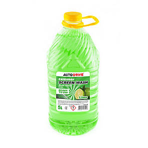 Омивач скла літній AutoDrive Summer Screen Wash Lime PET 5л