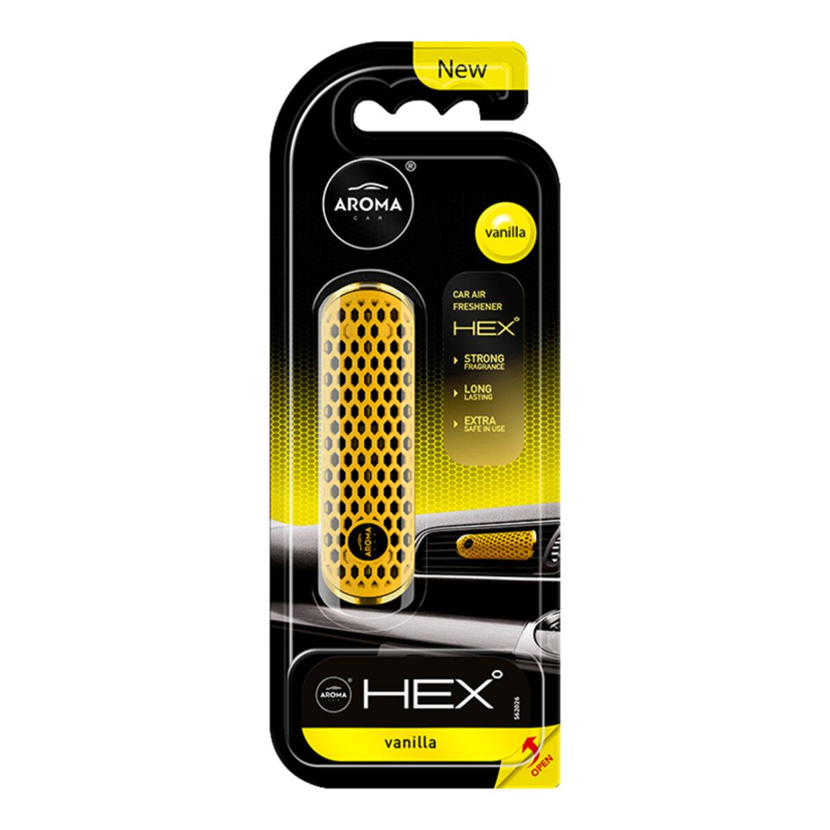 Ароматизатор на дефлектор Aroma Car HEX 13g - VANILLA рідкий
