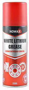 Змазка літієва Nowax White Lithium Grease біла, 200мл