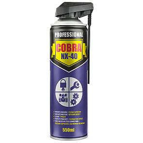 Змазка багатофункціональна Nowax NX-40 Multifunctional Lubricant Professional Cobra, 550мл