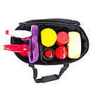 Сумка органайзер Beltex розмір M 34х17х23 см чорний мат, фото 2