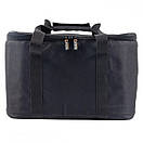 Сумка органайзер Beltex розмір M 34х17х23 см чорний мат, фото 7