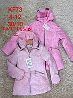 Куртка для дівчаток оптом, S&D, 4-12 років, арт. KF73, фото 9
