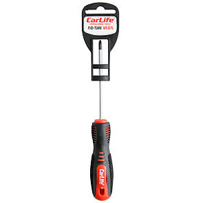 Викрутка Carlife хрестова PH0x75mm, Cr-V 6150