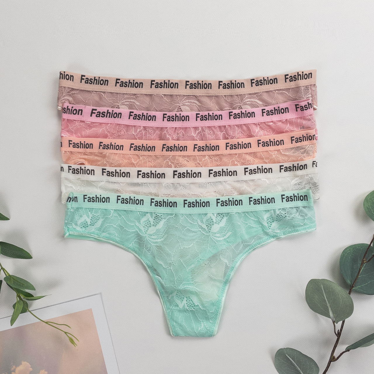 Труси жіночі стринги Nicoletta Туреччина M, L, XL | 5 шт.