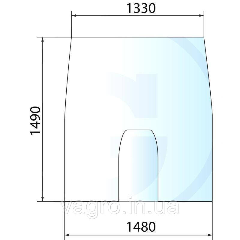 Загартоване скло R135977HD (R135977, R135976, R124663, R119890, R128990, R124664) (HDParts-AG, Німеччина)