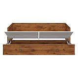 Ліжко трансформер без матраца та подушок ВМК (БРВ) Індіана JLOZ80/160 79-154х202 см Дуб шутер (GRB-1564), фото 3