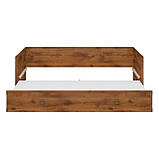 Ліжко трансформер без матраца та подушок ВМК (БРВ) Індіана JLOZ80/160 79-154х202 см Дуб шутер (GRB-1564), фото 5