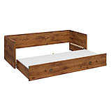 Ліжко трансформер без матраца та подушок ВМК (БРВ) Індіана JLOZ80/160 79-154х202 см Дуб шутер (GRB-1564), фото 6