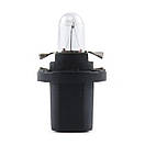 Лампа розжарювання Brevia BAX 12V 1.2W B8.5d Black CP, 10шт, фото 2
