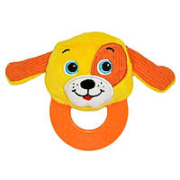 М'яке брязкальце з прорізувачем Песик Baby Mix TE-8610-12A