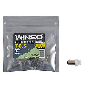 LED автолампа Winso 12V FLUX T8.5 BA9s, 10шт 127650