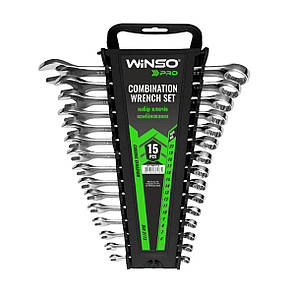 Набір ключів Winso PRO комбіновані CR-V 15шт 6-22мм