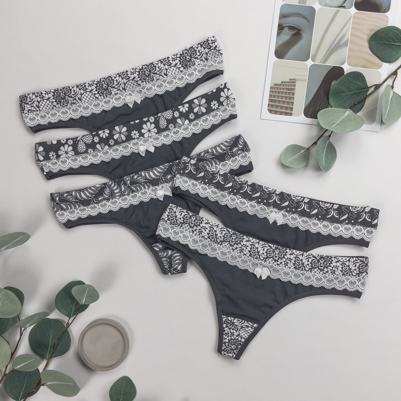 Труси жіночі стринги Nicoletta Туреччина L | 5 шт.